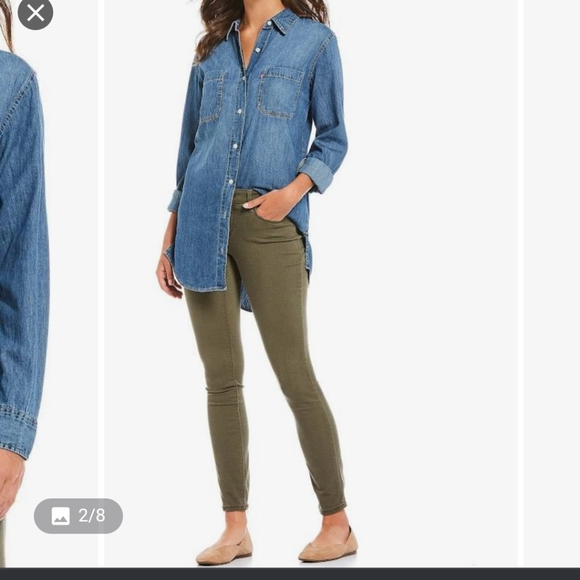 levis denim tunic